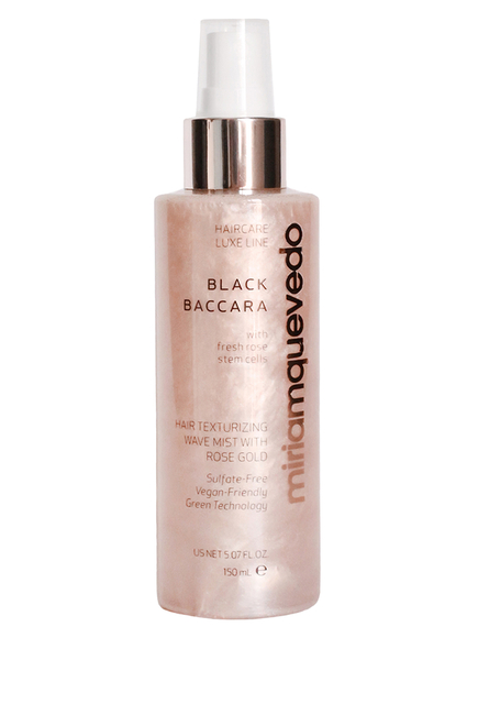 Black Baccara Hair Texturizing Wave Mist With Rose Gold